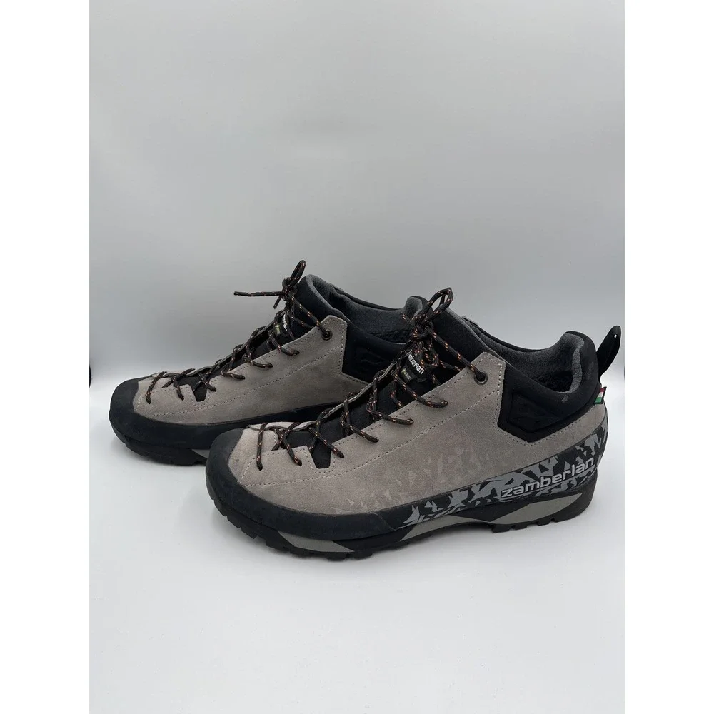 Zamberlan 215 Salathe GTX RR Men's Dark Grey Hiking Shoe sz 10 EUC